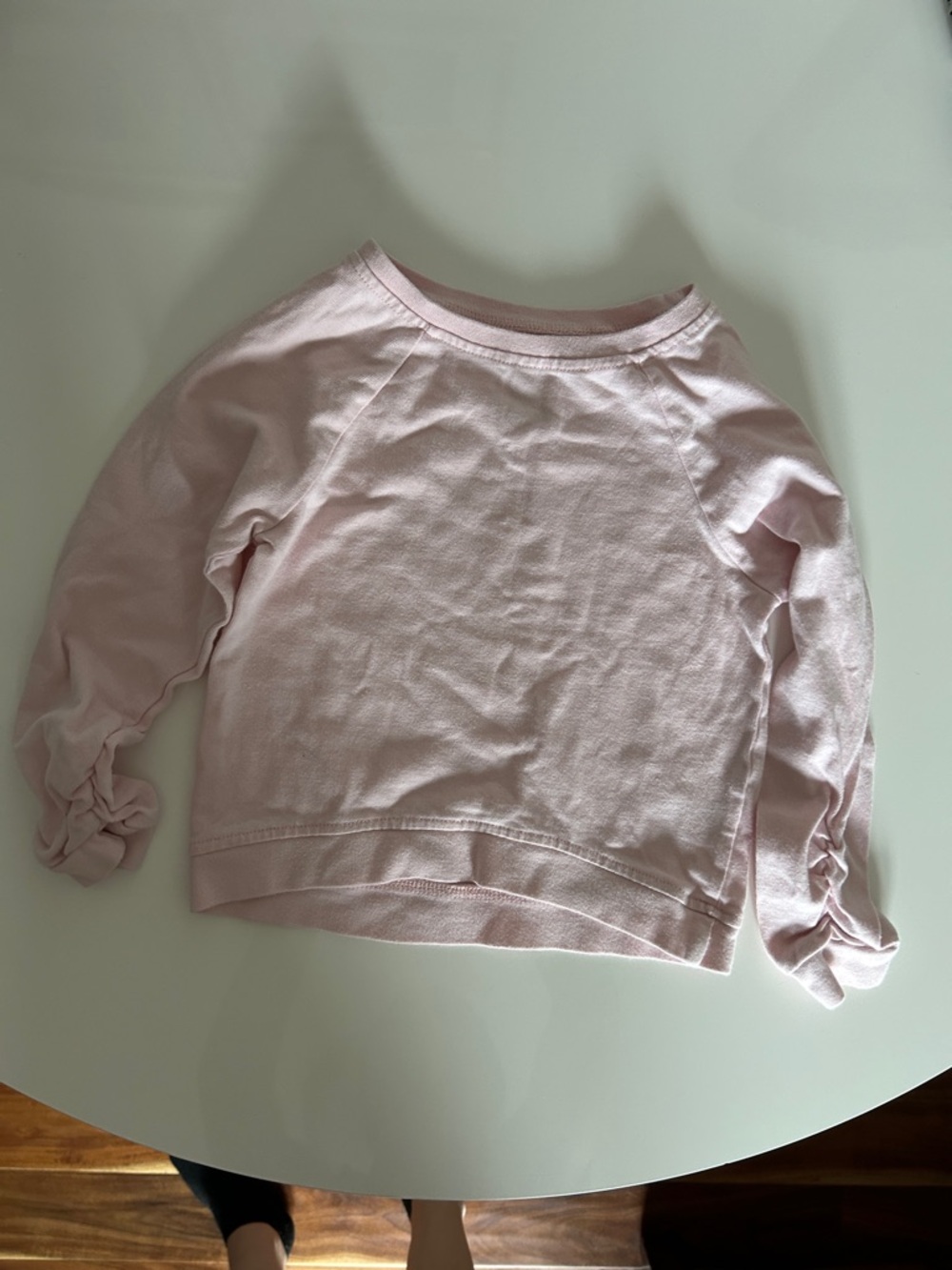 French Toast Girls' Pale Pink Pullover Sweatshirt